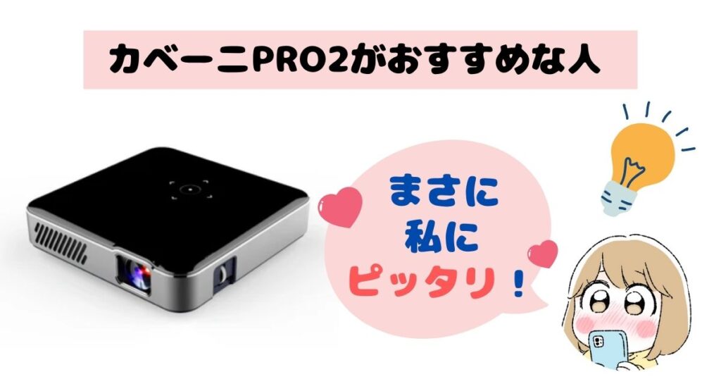 【総合評価】カベーニPRO2がおすすめな人