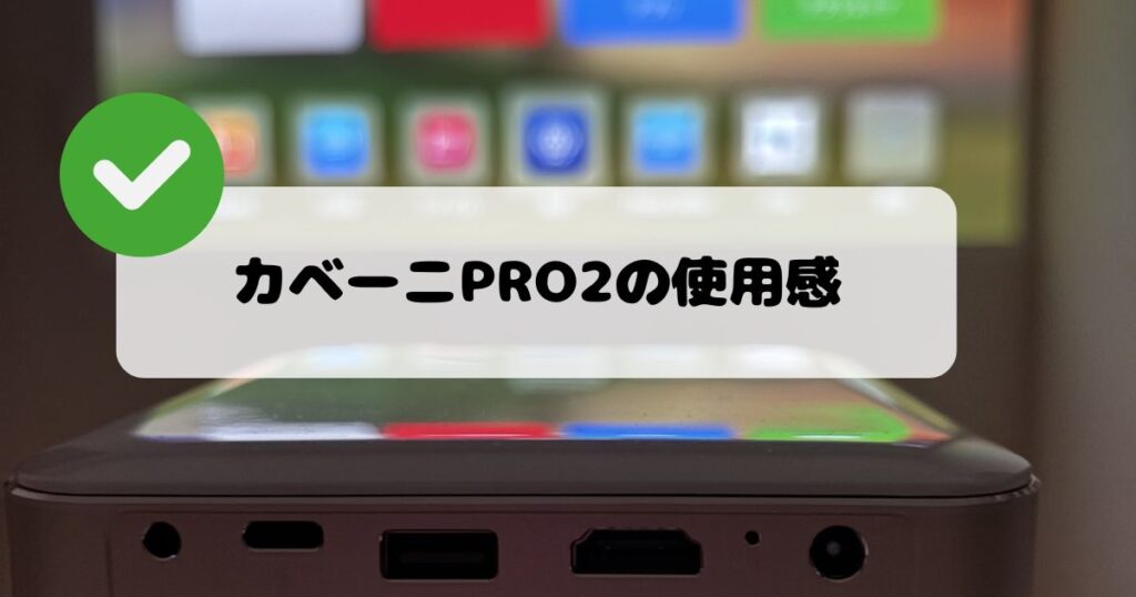 【正直レビュー】カベーニPRO2の使用感