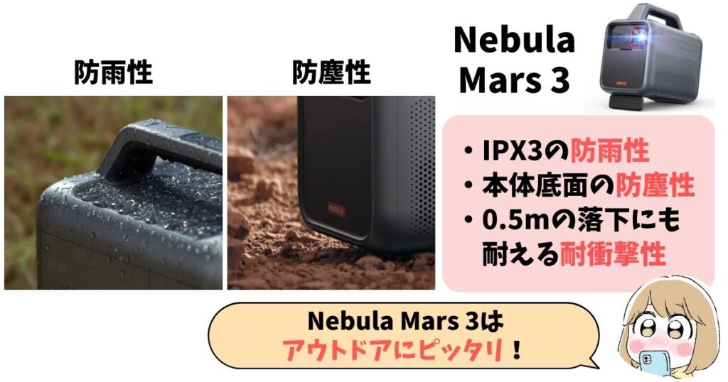 Nebula Mars 3はアウトドアや防災にうってつけ