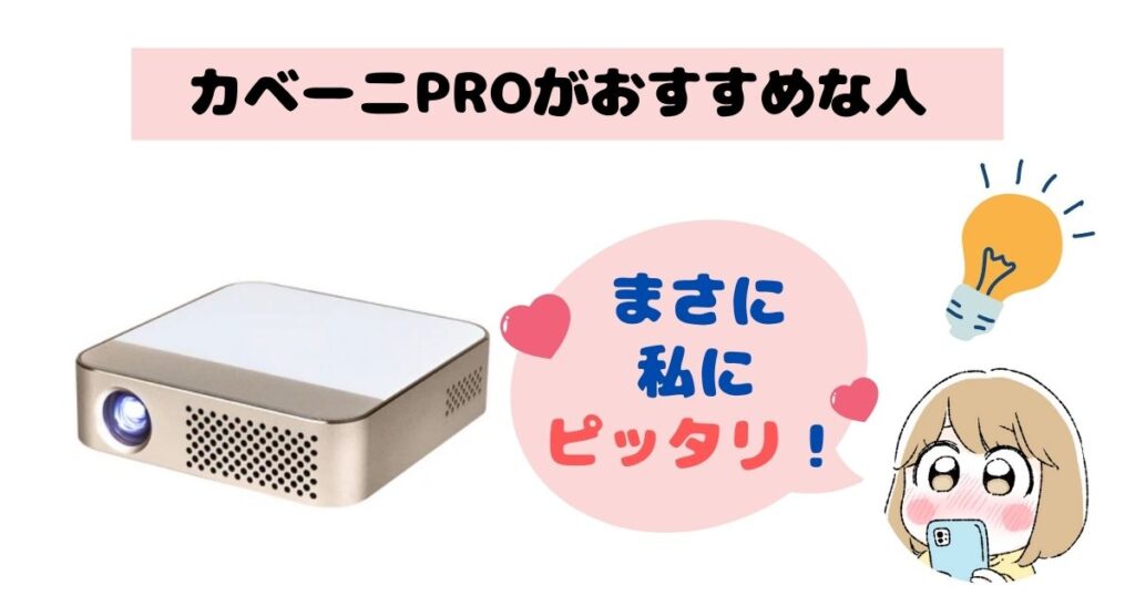 カベーニPROはこんな人におすすめ